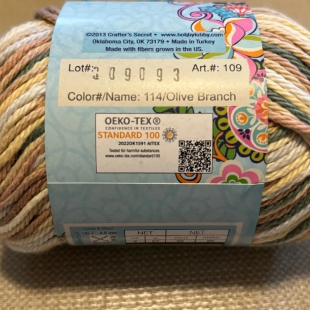 Handcrafted‎ Crochet Spiral Tawashi and Face Round Scrubbies Set Cotton Yarn